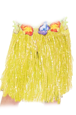 GONNA HAWAIANA BAMBINA GIALLA